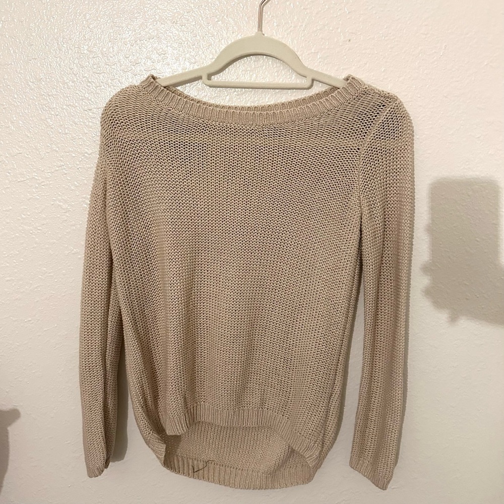 Divided Beige Women's Crew Neck Sweater - XS